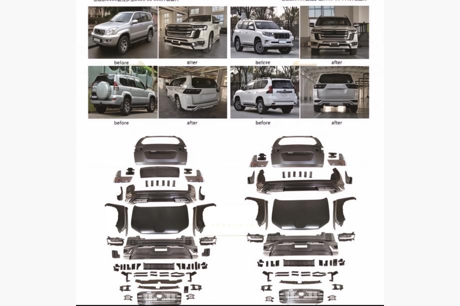 Toyota Land Cruiser Prado 120 2002–2009 Facelift kit voor LC 300 Foto 6