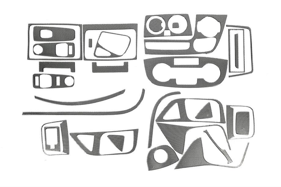 Citroen Jumper 2007–2025 Dashboard sierlijsten (2020+) Aluminium Image