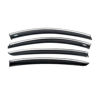 Raamwindschermen met chromen sierlijst (set van 4, Niken) Renault Fluence 2009–2016 foto 2