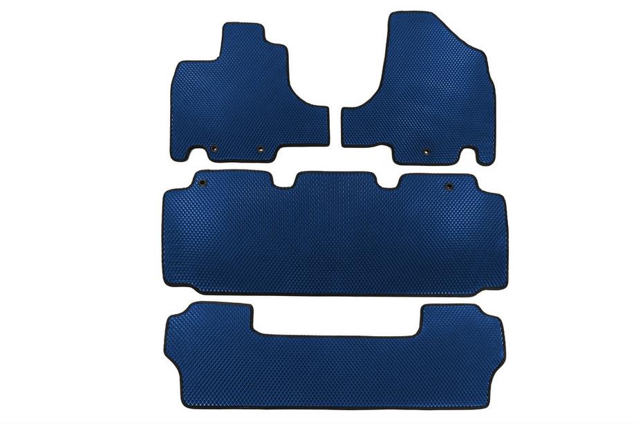 Honda Odyssey 2010–2017 Interieurmatten (3 rijen, EVA, blauw) Image