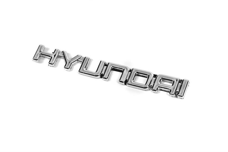 Hyundai opschrift embleem (16,5 x 1,9 cm) Foto 2