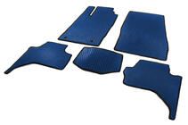 Mitsubishi L200 2015–2024 EVA automatten (Long base, Blauw) foto 2