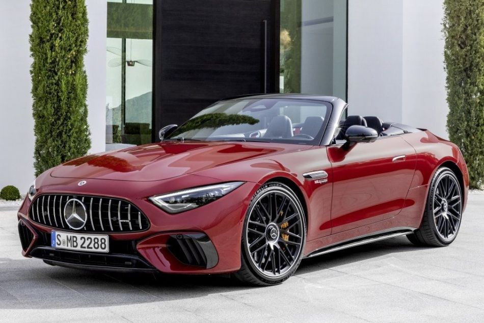 Rijtest van de nieuwe generatie tweedeurs Mercedes SL-Class