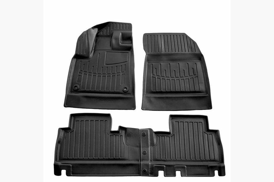 Peugeot Partner/Rifter 2019– Stingray 3D rubberen automatten voor interieur (zonder armsteun) (4 stuks) Image