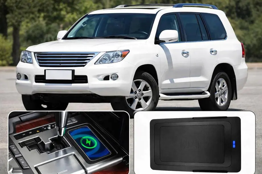 Lexus LX570/450d 2008–2022 Draadloze telefoonlader set (2007-2015) Image