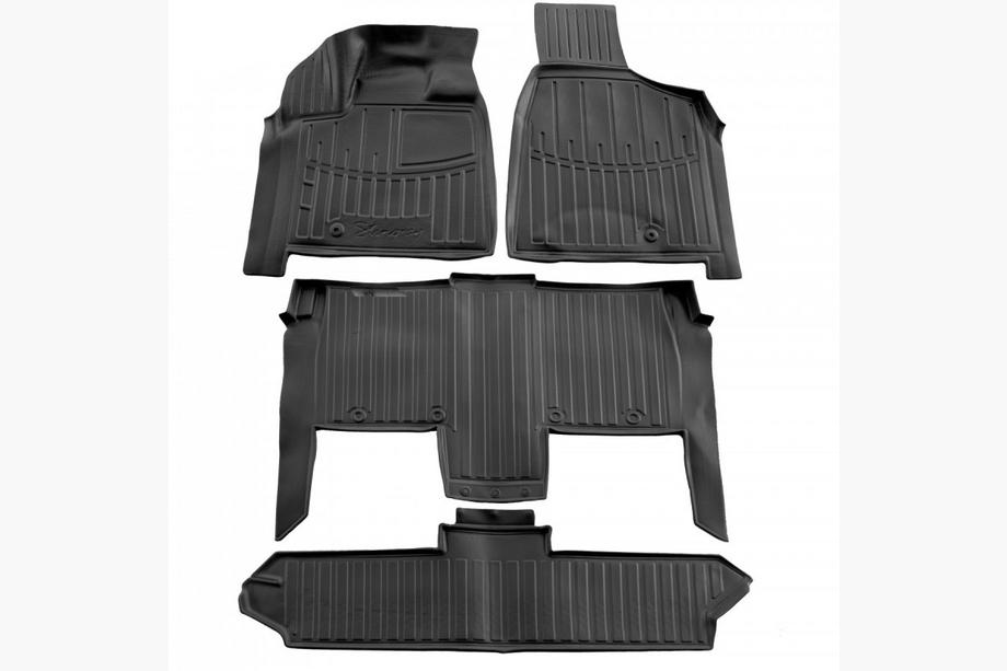 Dodge Grand Caravan V 2008–2020 Stingray 3D rubber automatten voor interieur (4 stuks) Image