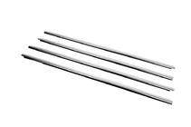 Renault Symbol 2008–2013 Buitenste raamlijsten (set 4 stuks, RVS) foto 4