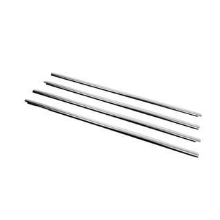 Buitenste raamlijsten (set 4 stuks, RVS) foto 4