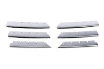 Renault Megane II 2004–2009 Grille sierlijsten (model 2004-2006, 6 stuks, RVS) OmsaLine - Italiaans roestvrij staal foto 3