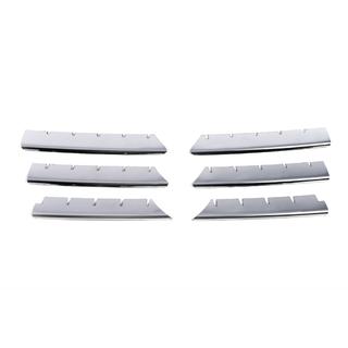 Grille sierlijsten (model 2004-2006, 6 stuks, RVS) Renault Megane II 2004–2009 foto 3