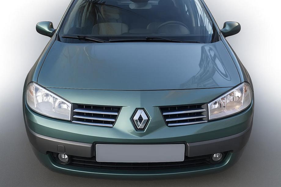Renault Megane II 2004–2009 Grille sierlijsten (model 2004-2006, 6 stuks, RVS) OmsaLine - Italiaans roestvrij staal Image