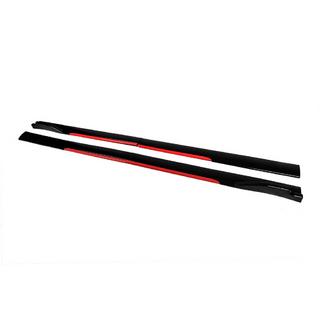 Universele side skirt dorpelcovers Niken Red (ABS) (4 stuks) foto 2