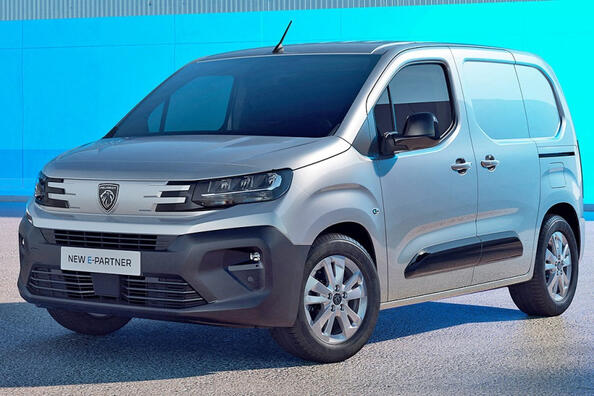 Review van de vernieuwde elektrische bestelwagen Peugeot e-Partner 2024