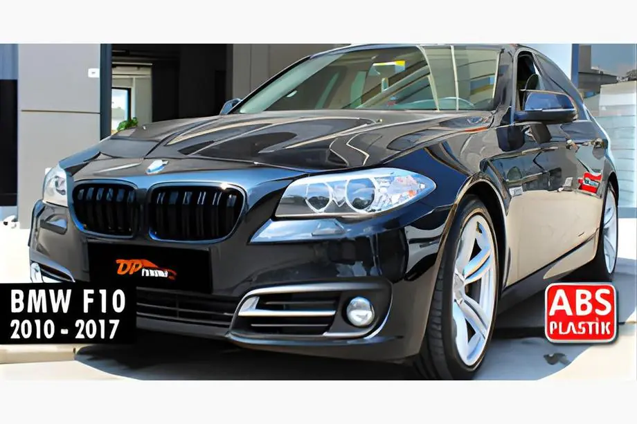 BMW 5 Serie F10/F11 2010–2016 Niergrilles M-Look (hoogglans zwart) Foto 6