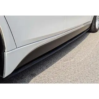 DPT V-1 dorpelverlengers (voor M-Sport/M5 dorpels, hoogglans zwart) foto 4