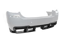 BMW 5 Serie F10/F11 2010–2016 Achterdiffuser DPT V-1 (voor M-Performance, hoogglans zwart) foto 16