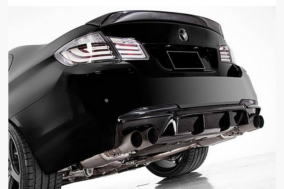 BMW 5 Serie F10/F11 2010–2016 Achterdiffuser DPT V-2 (voor M-Performance, hoogglans zwart) Foto 3