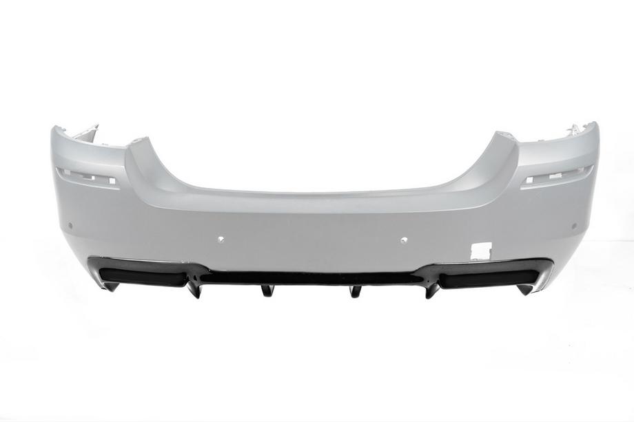 BMW 5 Serie F10/F11 2010–2016 Achterdiffuser DPT V-2 (voor M-Performance, hoogglans zwart) Foto 11
