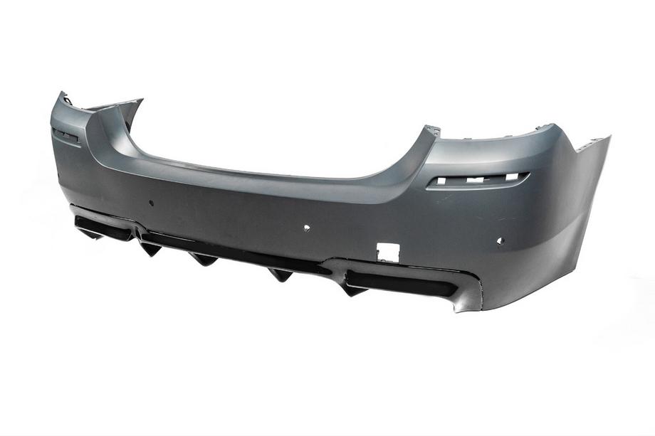 BMW 5 Serie F10/F11 2010–2016 Achterdiffuser DPT V-2 (voor M-Performance, hoogglans zwart) Foto 12