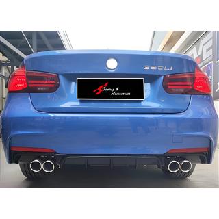 Achterdiffuser DPT V-2 (voor M Performance, hoogglans zwart) BMW 3 Serie F30/F31 2012–2019 foto 1