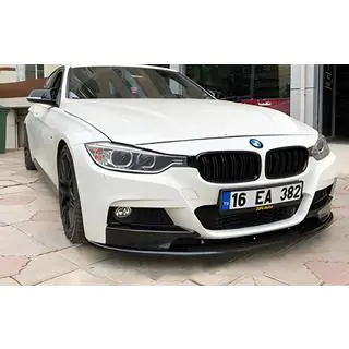 DPT Lip frontbumper lipspoiler (voor M-Performance, hoogglans zwart)