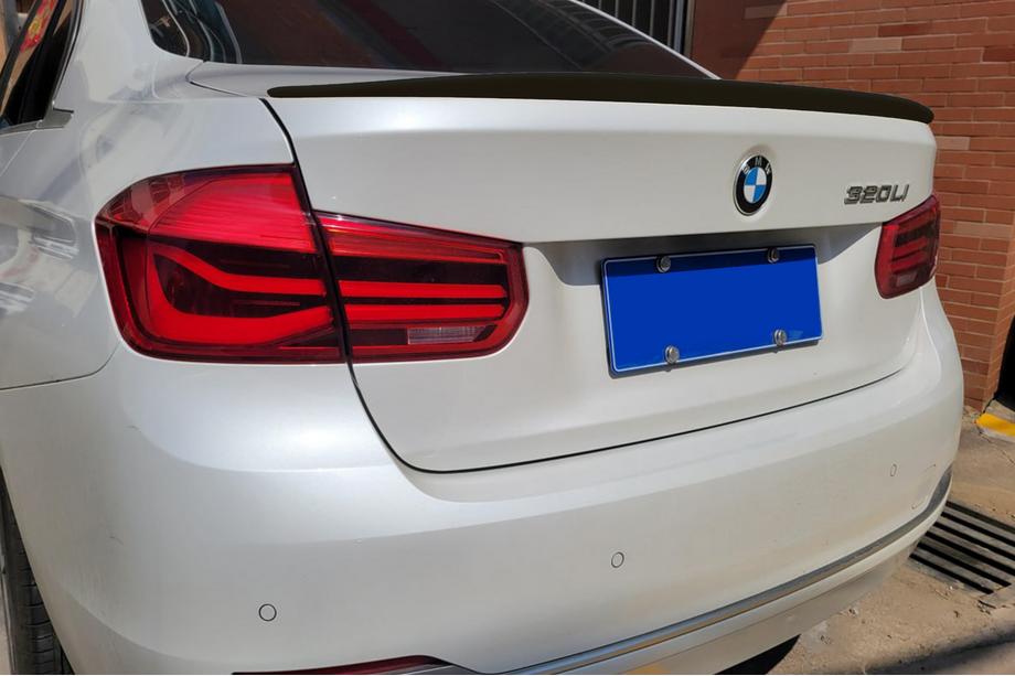 BMW 3 Serie F30/F31 2012–2019 M3-Style spoiler (voor F30/F80, hoogglans zwart) Image