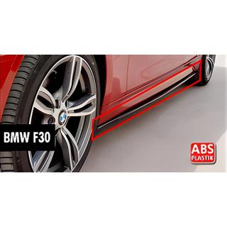 DPT V-1 dorpelcovers (voor M-Sport dorpels, hoogglans zwart) BMW 3 Serie F30/F31 2012–2019 foto 1