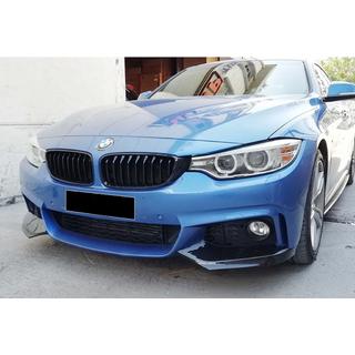 Voorbumper lip DPT Flap V-1 (voor M-Technic, hoogglans zwart) BMW 4 Serie F32/F33/F36 2012–2020 foto 1