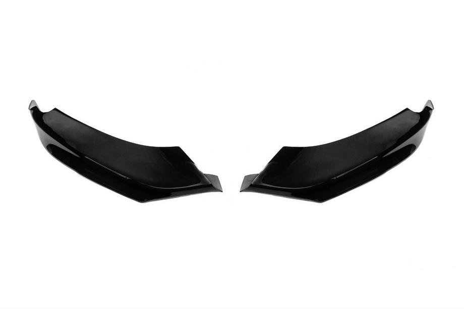 BMW 4 Serie F32/F33/F36 2012–2020 Voorbumper lip DPT Flap V-1 (voor M-Technic, hoogglans zwart) Foto 2