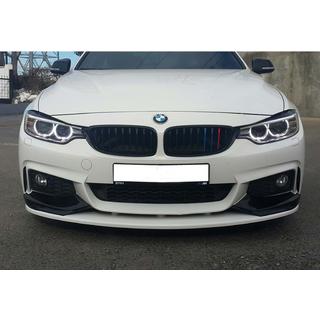 Voorbumper lipspoiler DPT Flap V-3 (voor M-Sport, hoogglans zwart) BMW 4 Serie F32/F33/F36 2012–2020 foto 2