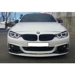 Voorbumper lipspoiler DPT Flap V-3 (voor M-Sport, hoogglans zwart) BMW 4 Serie F32/F33/F36 2012–2020 foto 4