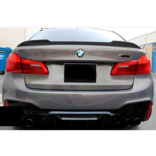 CS-Style spoiler (hoogglans zwart) BMW 5 Serie G30/G31 2017–2023 foto 1