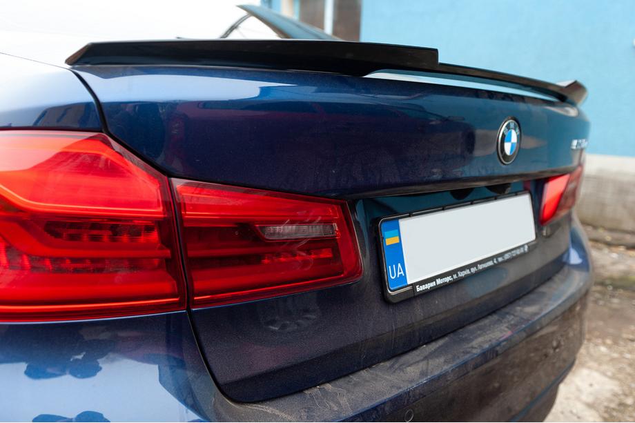 BMW 5 Serie G30/G31 2017–2023 Spoiler M4-Style (hoogglans zwart) Image