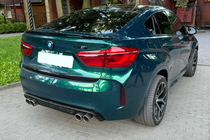 BMW X6 F16 2014–2019 DPT spoiler (hoogglans zwart) foto 2