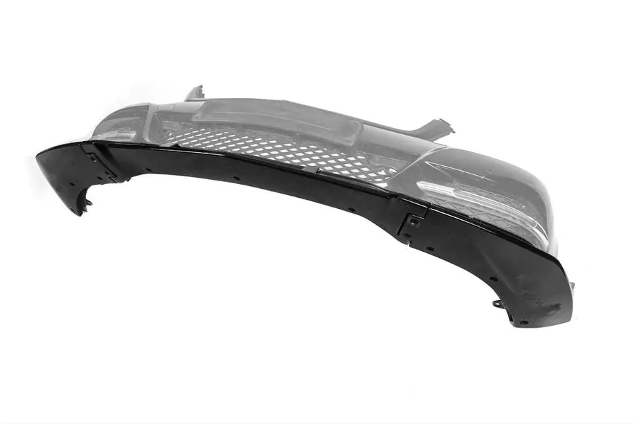 Mercedes C-klasse W204 2007–2015 Lipspoiler voorbumper DPT V1 (2011-2015, glanzend zwart) Foto 9