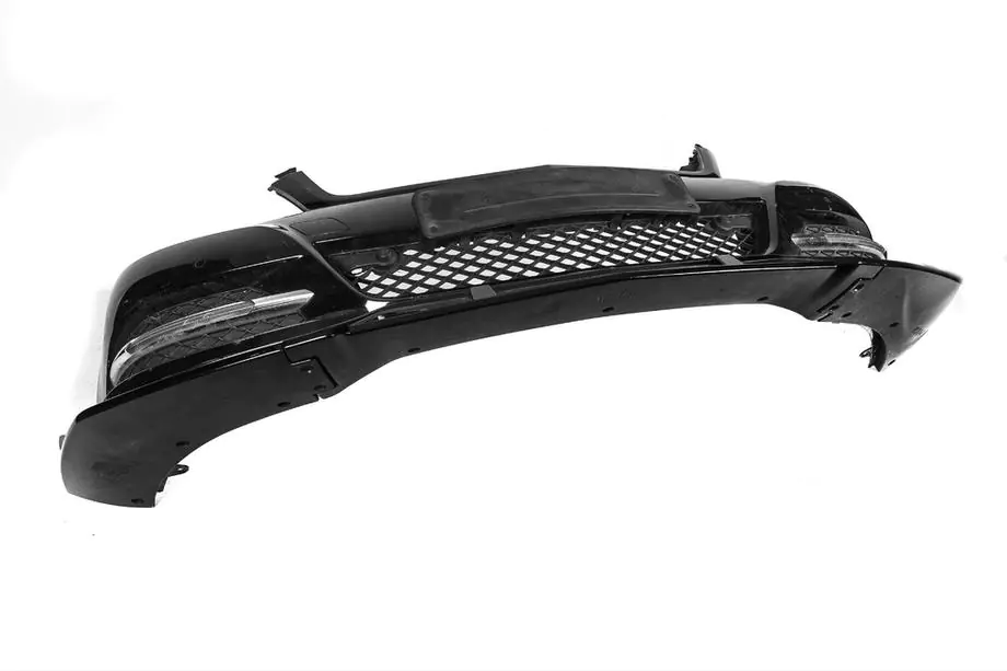 Mercedes C-klasse W204 2007–2015 Lipspoiler voorbumper DPT V1 (2011-2015, glanzend zwart) Foto 18