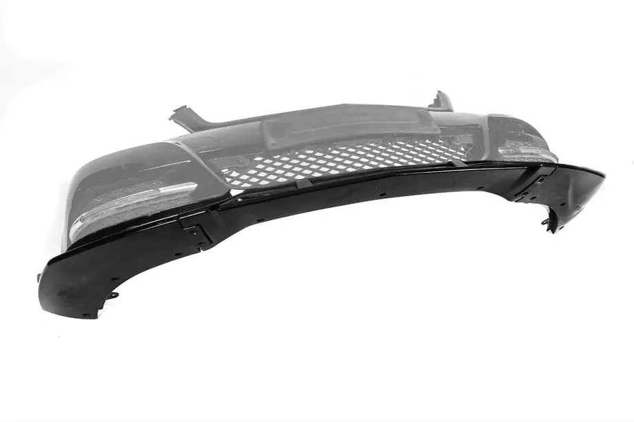 Mercedes C-klasse W204 2007–2015 Lipspoiler voorbumper DPT V1 (2011-2015, glanzend zwart) Foto 7
