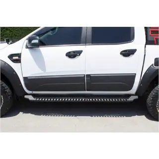 Side steps Dakar V1 zonder LED (2019+, 2 stuks, metaal) Mitsubishi L200 2015–2024 foto 4