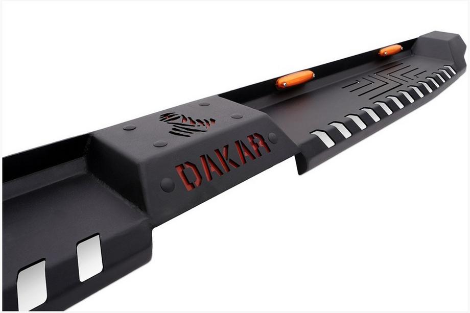 Mitsubishi L200 2015–2024 Dakar V2 side steps met LED (2019+, 2 stuks, metaal) Foto 7