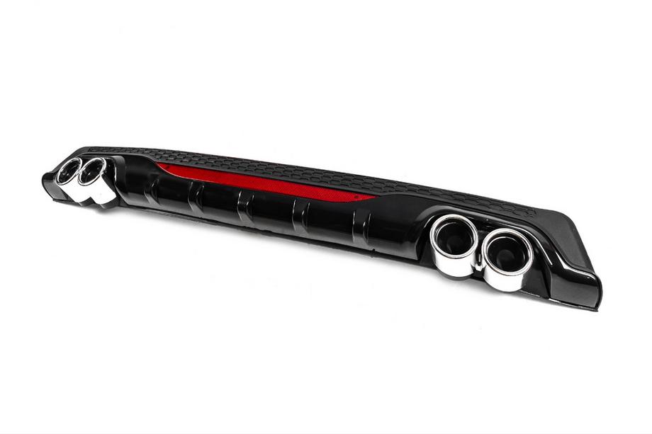 Universele achterdiffuser DPT AMG Style V-1 (ABS) (grijs+zwart) Foto 2