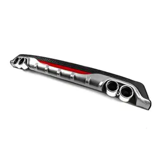 Universele achterdiffuser DPT AMG Style V-2 (ABS) (grijs + hoogglans zwart) foto 2
