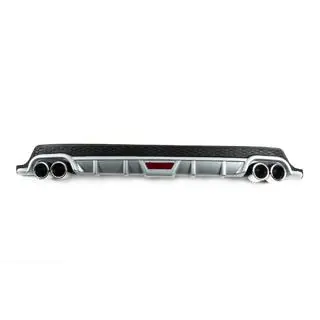 Universele achterdiffuser DPT V-8 (ABS) (grijs + hoogglans zwart) foto 3