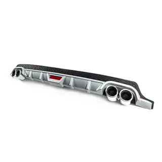 Universele achterdiffuser DPT V-8 (ABS) (grijs + hoogglans zwart) foto 1