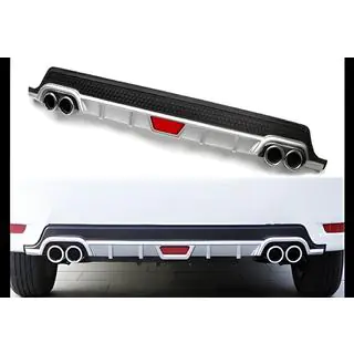 Universele achterdiffuser DPT V-8 (ABS) (grijs + hoogglans zwart) foto 2