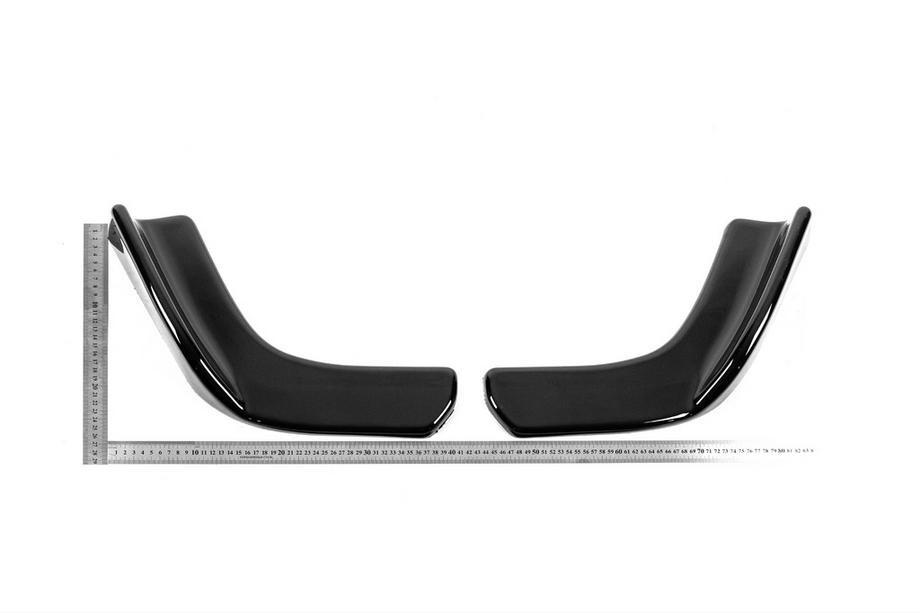 Universele voorbumper lipspoiler DPT V-1 (ABS) (2 stuks) (glans zwart) Foto 7