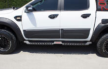 Mitsubishi L200 2015–2024 Side steps Dakar V2 zonder LED (2015-2019, 2 stuks, metaal) foto 4