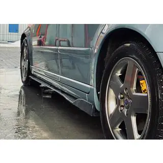 Universele sideskirt extensions DPT Black (ABS) (2 stuks) (glans zwart) foto 2