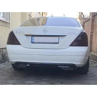 Universele achterdiffuser DPT Sport V-1 (grijs + mat zwart) foto 2
