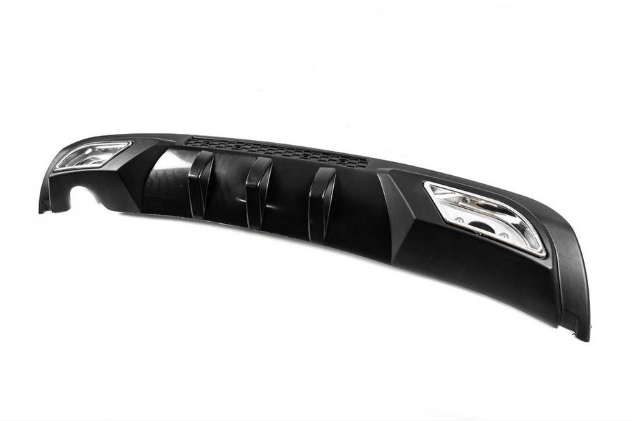 Universele achterdiffuser DPT Sport V-2 (ABS) (hoogglans zwart) Foto 3