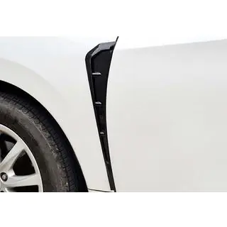 Universele zijscherm-roosters DPT V-1 (ABS) (2 stuks) (hoogglans zwart) foto 4
